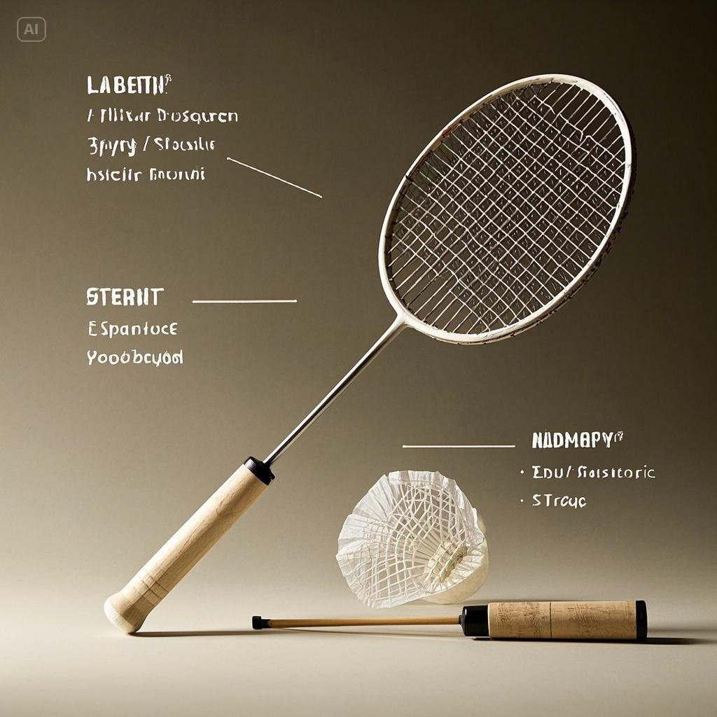 Mengenal Bagian-Bagian Raket Badminton dan Fungsinya