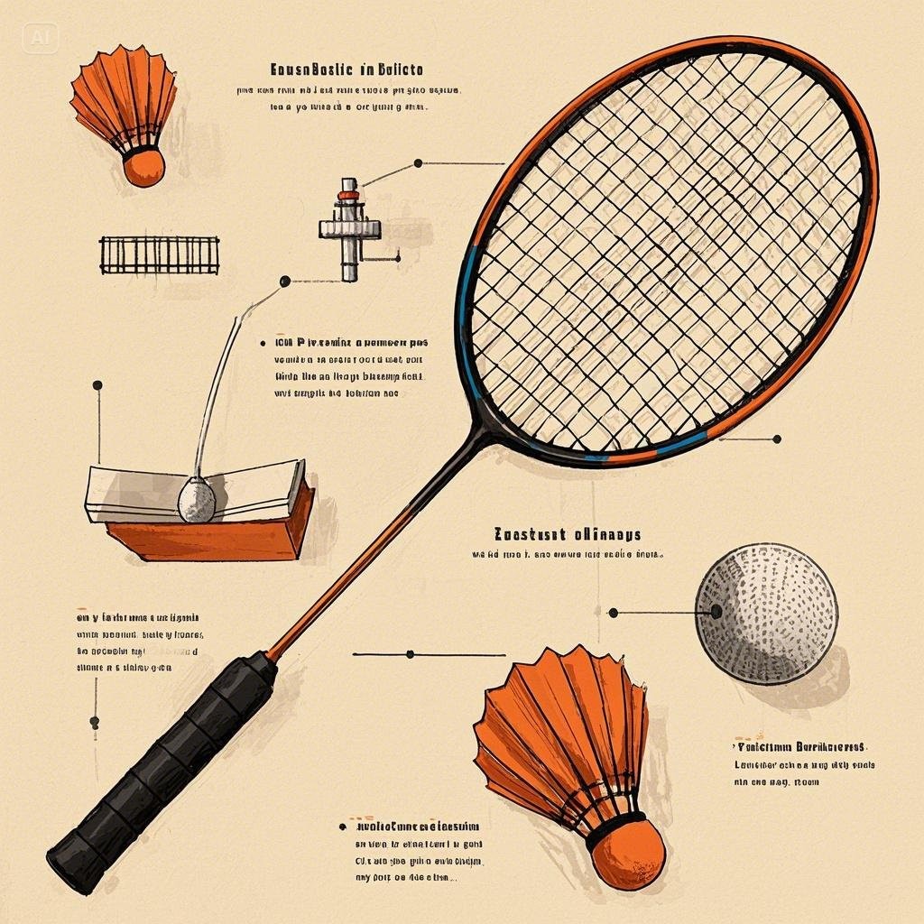 Struktur Raket Badminton: Apa Saja Bagian Pentingnya?